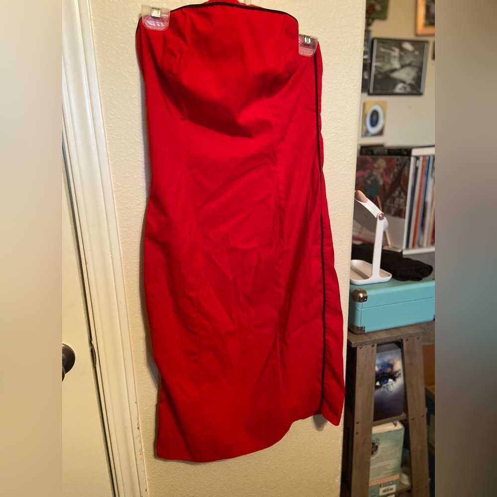 7/8 Red Express Dress